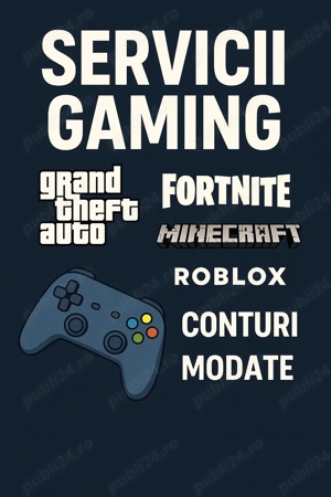 Vând conturi de minecraft roblox fortnite GTA full modate 100% sigure