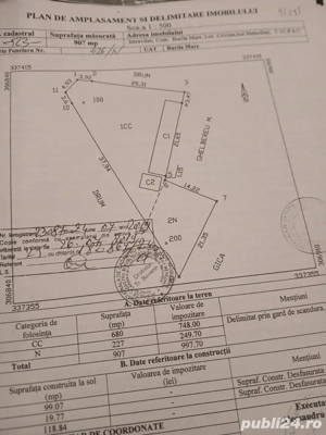 teren intravilan, Crivina