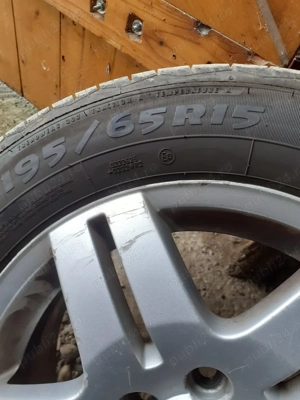 Jenti aliaj 15" vw, bora, golf - imagine 3