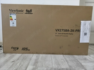 Monitor gaming Viewsonic VX2758A-2K-PRO-2 185Hz sigilat garanție 2028! - imagine 2