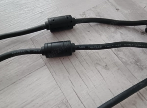 Cablu VGA low voltage, lungime = 20m, tată-tată (male-male) ecranat. Calitate! - imagine 2