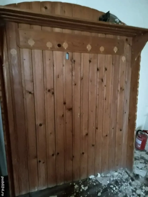 Cuier lemn ,Masa birou , dulap cu 2 usi