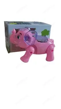 Elefant cu mers electric si LED intermitent