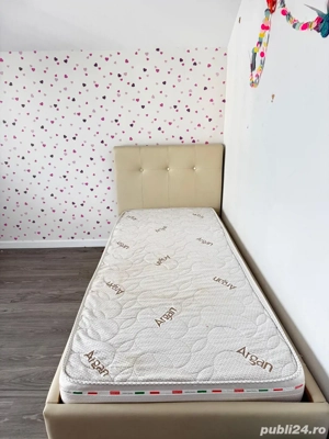 Pat 90x200 si saltea copii