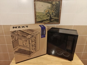 Carcasa Dual Chamber-Acvariu NZXT H9 Elite, ca noua, pachet complet
