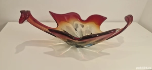 Fructiera din sticla Murano - imagine 3