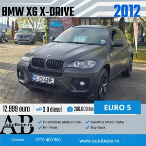  BMW X6 xDrive 3.0 D 210 CP 