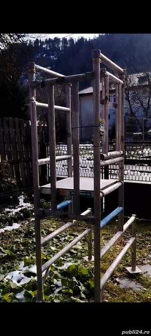 schela aluminiu pe roți 