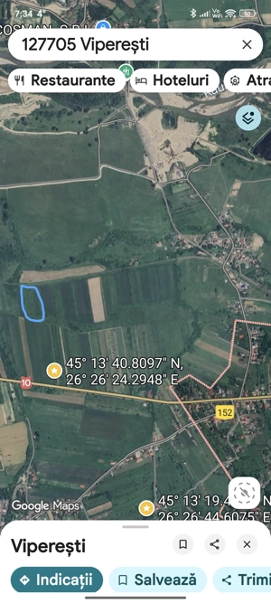 Teren extravilan 4000mp Viperesti