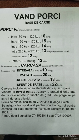 Vând carcasă porc  - imagine 3