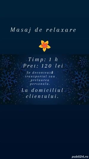 Masaj și Curățenie La Domiciliu