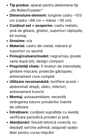 Aparat vertical fitness pentru abdomene - imagine 4