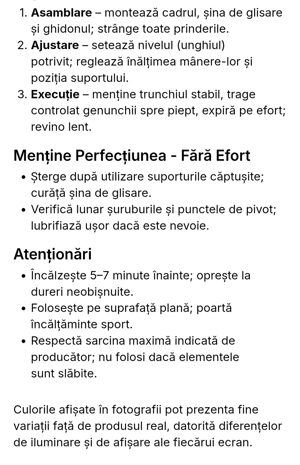 Aparat vertical fitness pentru abdomene - imagine 5