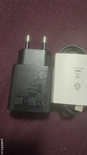 Incarcator si cablu 25 wati Incarcator 15 roni cablu 10 roni  - imagine 2