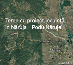 2500 m2 in Podu Nărujei Vrancea 