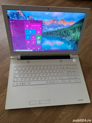 Laptop Toshiba Satellite Slim Display 15,6 led,Windows 10,8gb ram,SSD 500gb m,baterie buna vine cu î