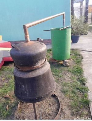 Vand cazan cupru pentru tuică instalatie completa - imagine 2