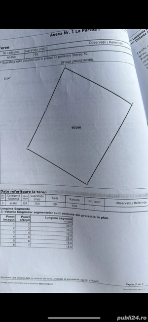 teren intravilan, doua loturi berceni , vidra