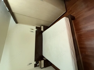 Pat matrimonial 160x200 și dulap 220x190x70 cm