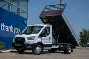 Ford Transit S-CAB TREND 350 LWB 2.0 TDCi 130 CP RWD - SASIU - DRW - Bena Basculabila
