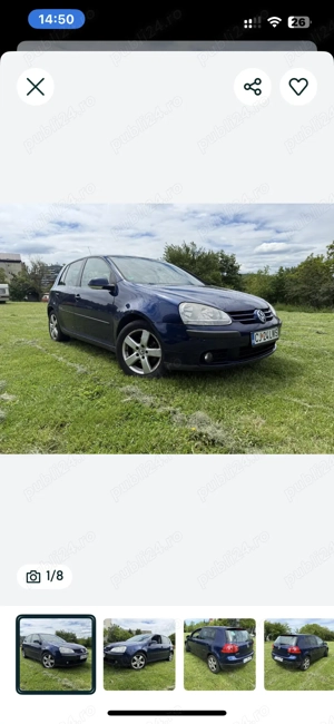 Vând Wolkswagen Golf 5 United Edition 