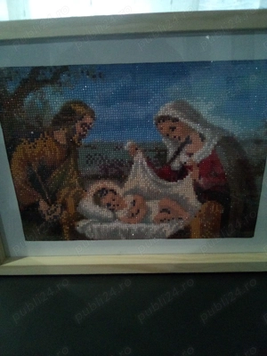 Tablou lucrat manual-" Bethlehem"