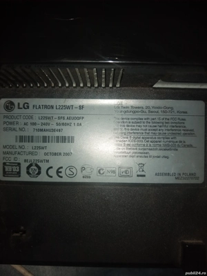 vand urgent: LG L225WT LCD  55,9 cm ( 22") - imagine 3
