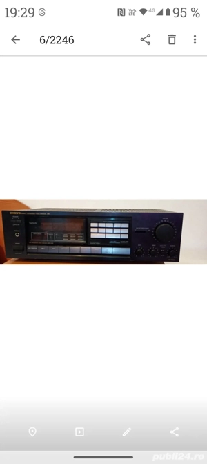 Amplituner  ONKYO   model TX 7530.  Defect pentru piese 