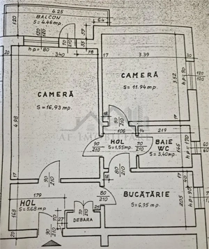 Apartement cu doua camere-etaj 1