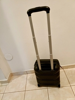 Troler călătorie cabină avion, cu roți, mărime 40x30x20 - Zagatto - imagine 3