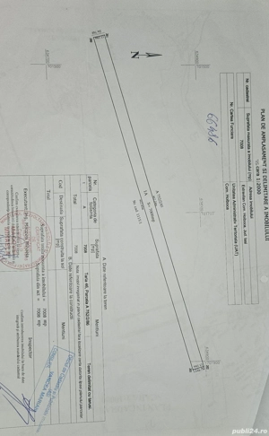 DE VÂNZARE   teren extravilan 7.008 MP   HOLBOCA Valea -Lunga