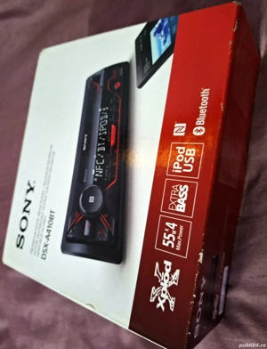Vând Radio MP3 Player SONY A410,USB,Bluetooth, AUX,Negru