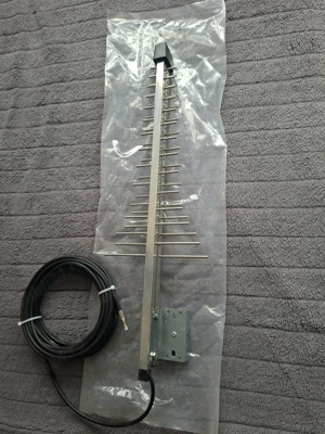 Antena Yagi GSM dubla 12dBi cablu 10m directionala - imagine 5