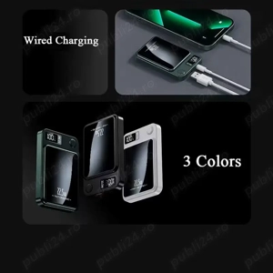 baterie externa, incarcare wireless, super charger