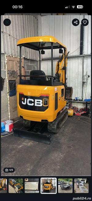 (Pachet) Jcb 15 C1 + Trailer Brian James 3,5 tone - imagine 2