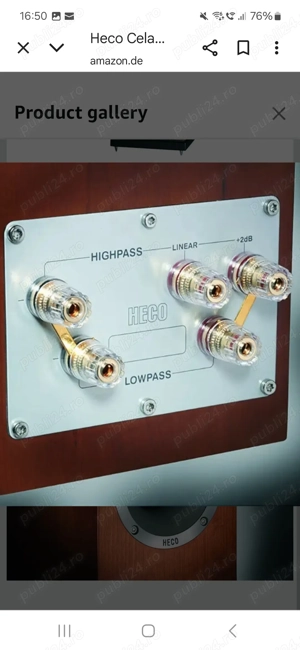 Boxe high end audiofile Heco Celan 901XT  - imagine 2