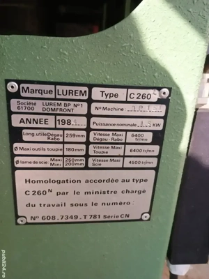 Combinată tâmplărie cu 5 operații  - imagine 5