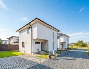 PROPRIETAR vând vilă nouă în Otopeni, P+1,4 camere. 