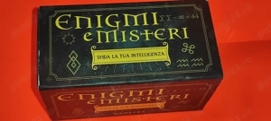 Carti de joc ( Lb. italiana ) + brosura ENIGMI E MISTERI - Sfida la tua intelligenza DEMETRA impecab
