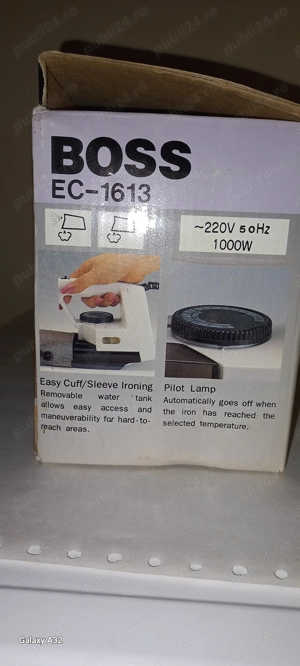 Fier de calcat Boss EC-1613 functioneaza, dar rezervor crapat - imagine 4