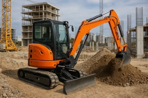 Sapături miniexcavator   șanț , gard   fundații   piscine