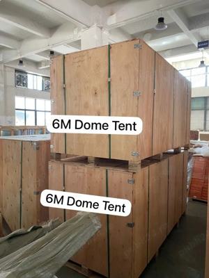 Dom geodezic d=6m,h=3,5m,luxury cu baie completa - imagine 4