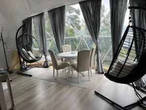 Dom geodezic d=6m,h=3,5m,luxury cu baie completa - imagine 3