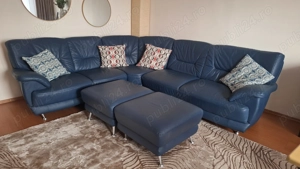 Colțar 5 locuri+ 2 tabureti- conditie exceptionala