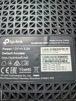 Router TP Link Archer C4000 - imagine 4