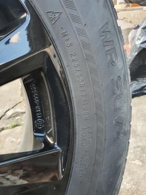 Jante OXXO Oberon 7.0Jx17" 5x114.3 ET 39 cu anvelope Nokian All Season - imagine 2