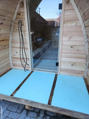 Saună 4x2m perete dublu cu izolatie - imagine 2