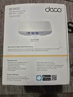 Router Mesh Tp-Link Deco BE25 BE3600 WiFi 7 - imagine 2