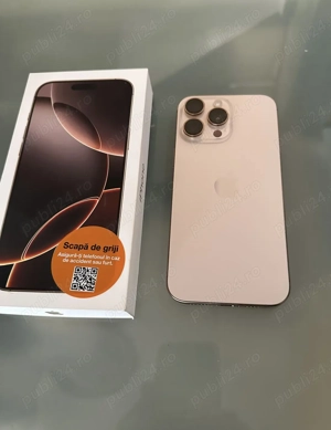 iPhone 16 Pro Max   Desert Titanium   256 GB   Ca Nou   Garanție! - imagine 2