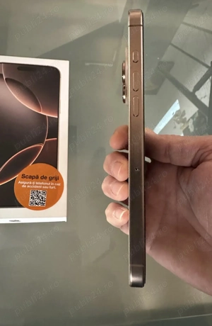 iPhone 16 Pro Max   Desert Titanium   256 GB   Ca Nou   Garanție! - imagine 3